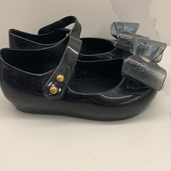 Mini Melissa Black sz 7 worn few times - Picture 4 of 5